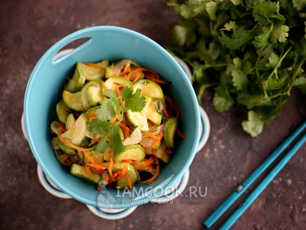 Хе из кабачков по-корейски, рецепт с фото