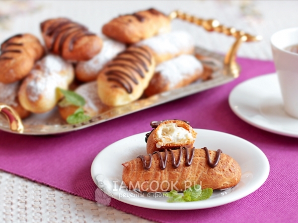 Творожный крем для эклеров, рецепт с фото