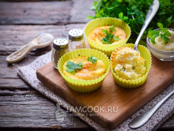 Воздушный омлет в духовке, рецепт с фото