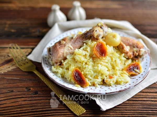 Плов с куриными ножками в мультиварке, рецепт с фото