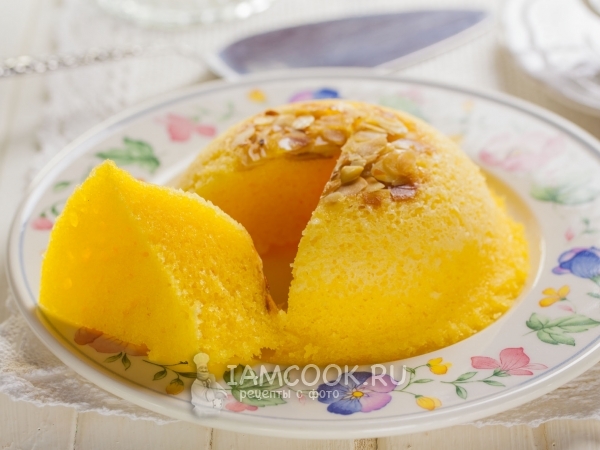 Кекс в микроволновке без муки, рецепт с фото