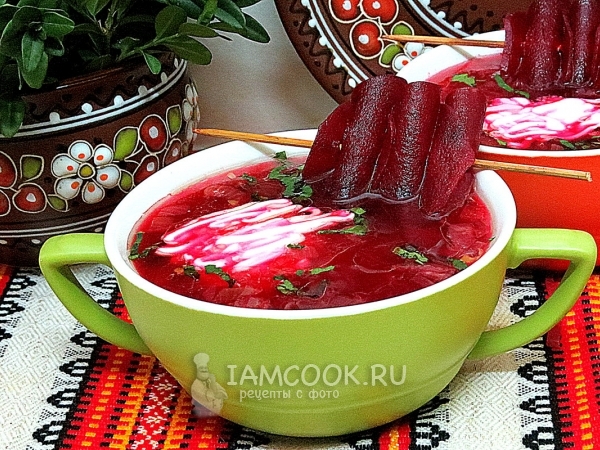 Борщок-борщик, рецепт с фото