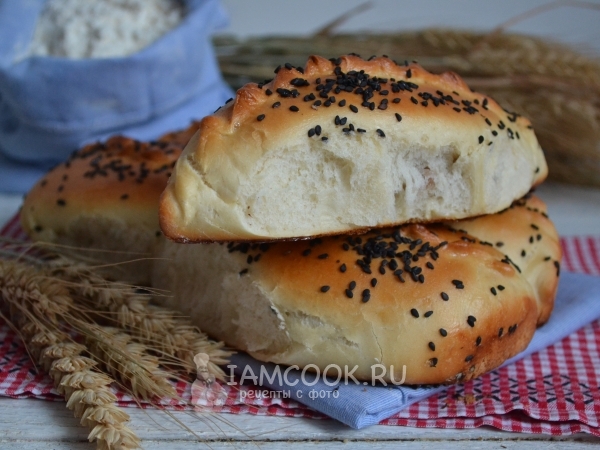 Пирожки с мясом и рисом, рецепт с фото