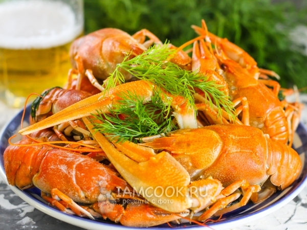 Раки в пиве, рецепт с фото