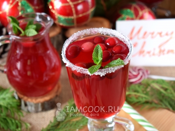 Клюквенный чай, рецепт с фото