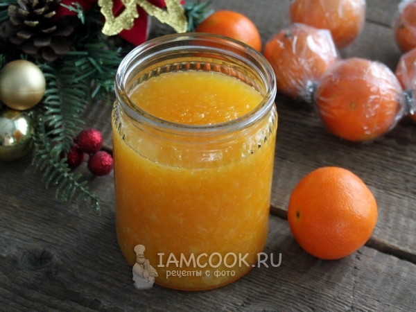 Джем из мандаринов в микроволновке, рецепт с фото