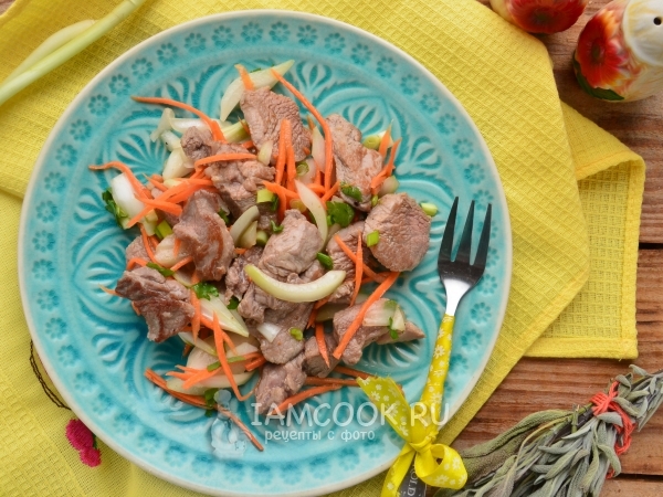 Хе из говядины по-корейски, рецепт с фото