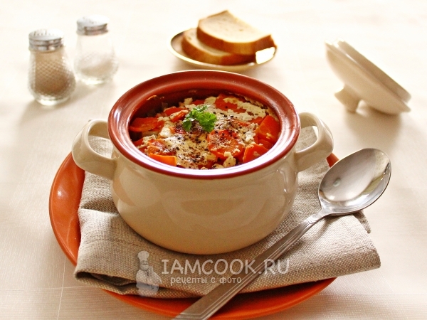 Горбуша с картофелем и сметаной в горшочке (в духовке), рецепт с фото