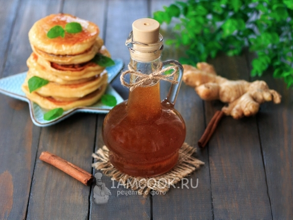 Имбирный сироп, рецепт с фото