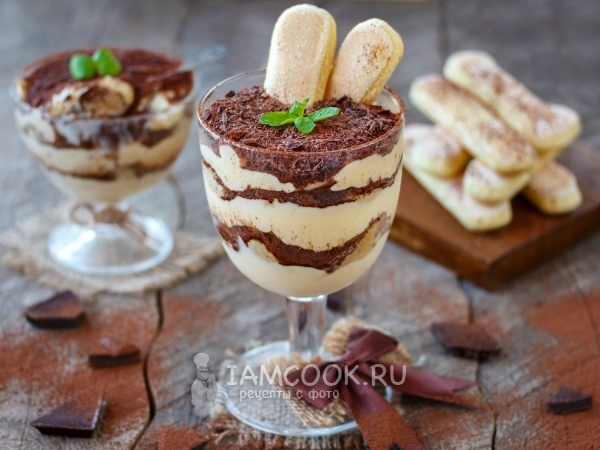Тирамису без маскарпоне, рецепт с фото