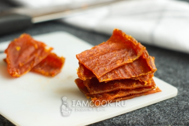 Рецепт пастилы из тыквы в домашних условиях