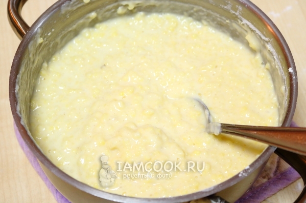 Размешать тесто