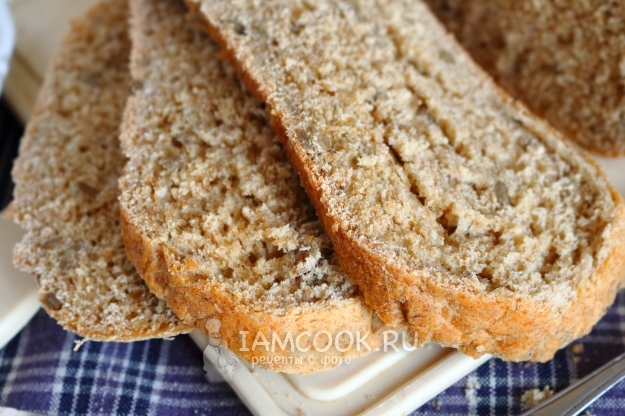 Фото цельнозернового хлеба в мультиварке