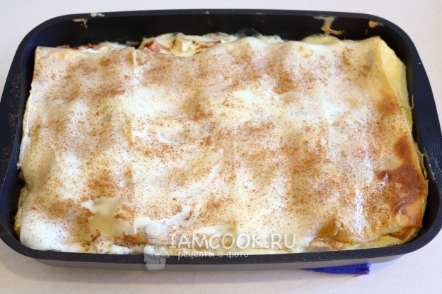 Запечь лазанью