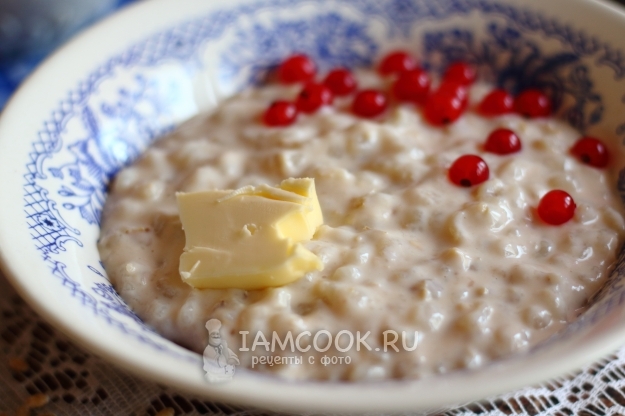 Фото перловой каши на молоке
