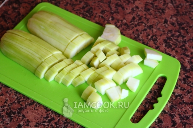 Порезать кабачки