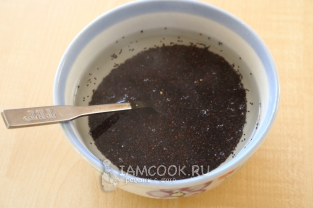 Залить мак кипятком