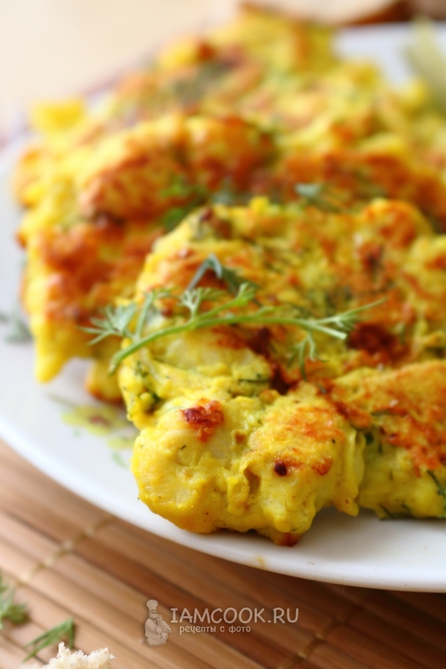 Фото оладий из куриного филе