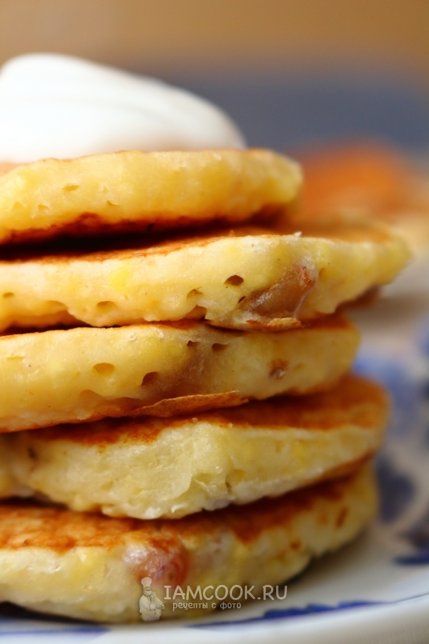 Фото оладий из пшенной каши