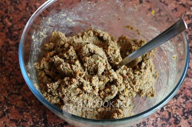 Размешать паштет