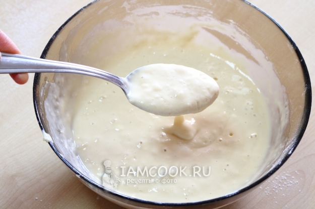 Размешать тесто