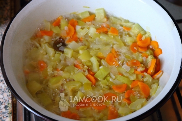 Потушить овощи