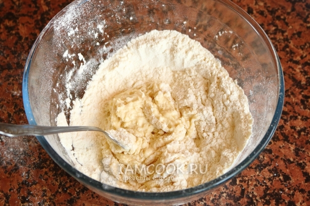 Размешать тесто