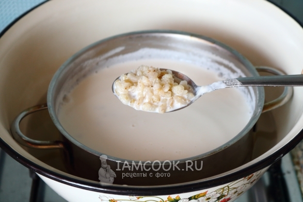 Варить кашу на водяной бане