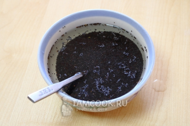 Замочить мак в воде