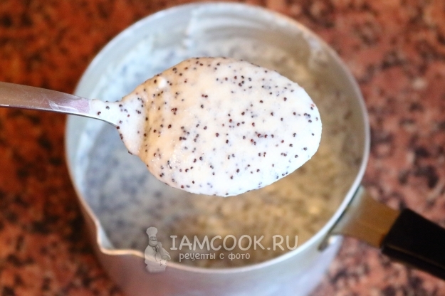 Фото манной каши на молоке с маком