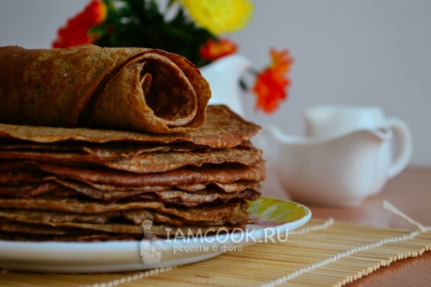 Рецепт печеночных блинов из говяжьей печени