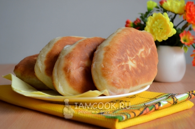 Рецепт жареных пирожков из теста на кефире и соде