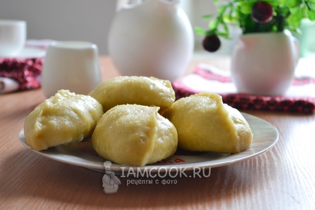 Фото вареников с вишней на пару