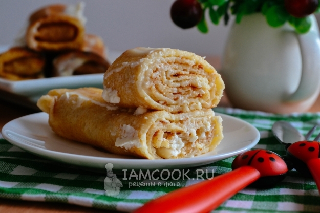 Рецепт налистников с творогом