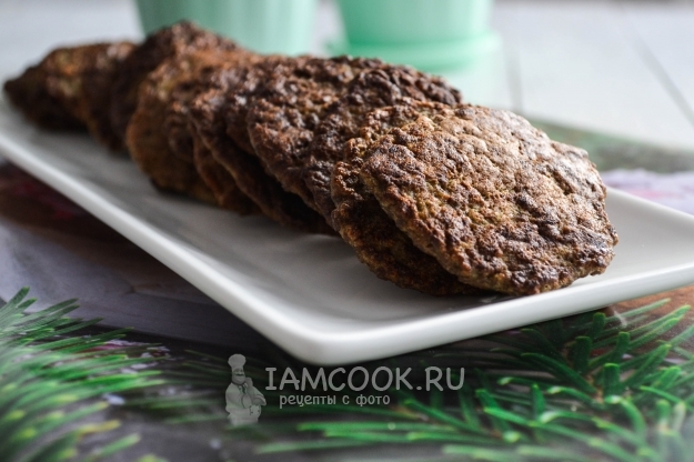 Готовые печеночники из говяжьей печени