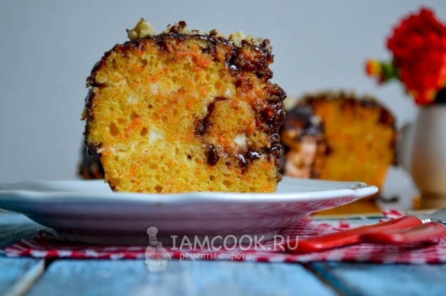Фото морковного торта в мультиварке