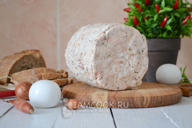 Фото ветчины из куриной грудки
