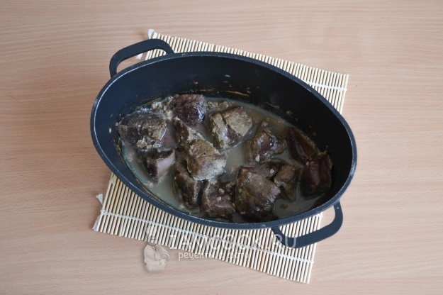 Потушить печень