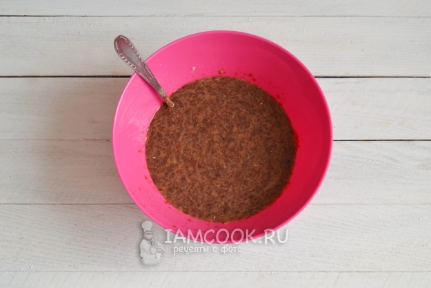 Размешать печеночное тесто