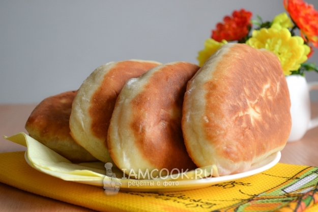 Фото жареных пирожков из теста на кефире и соде