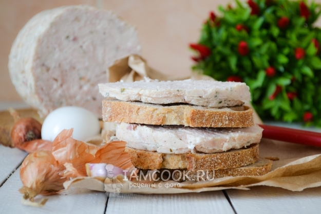 Готовая ветчина из куриной грудки