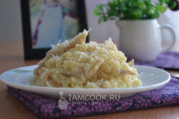 Рецепт ризотто с курицей