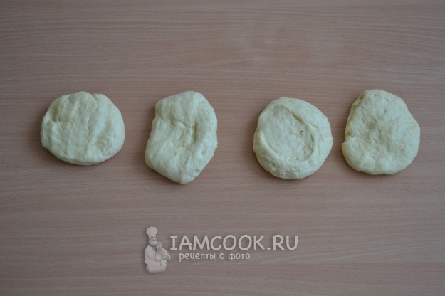 Разделить тесто на части