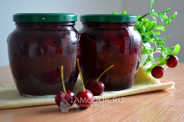 Рецепт варенья-пятиминутки из черешни без косточек
