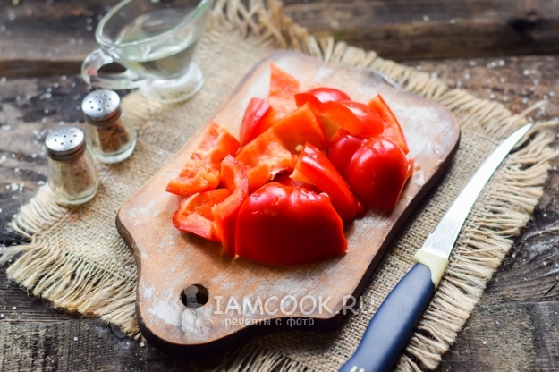 Порезать перец