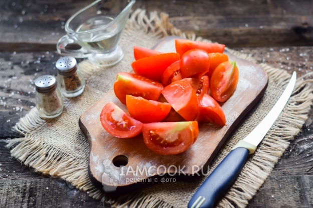 Порезать помидоры
