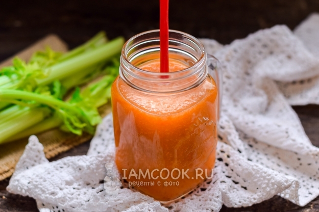 Рецепт смузи из сельдерея с апельсиновым соком
