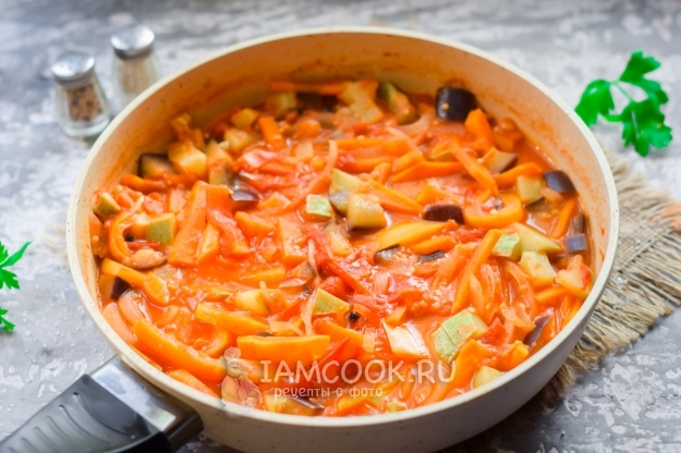 Потушить овощи
