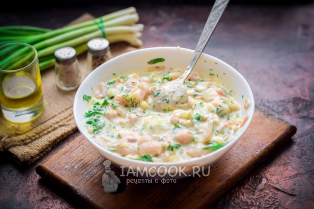 Размешать тесто