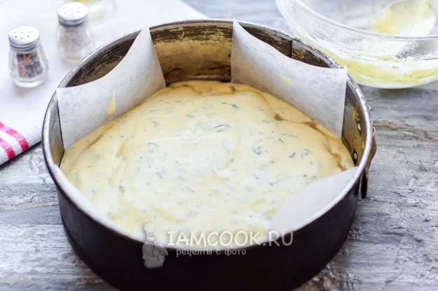 Залить рыбу тестом